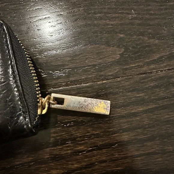 Tory Burch Small Leather Zip Wallet OS - Picture 2 of 4